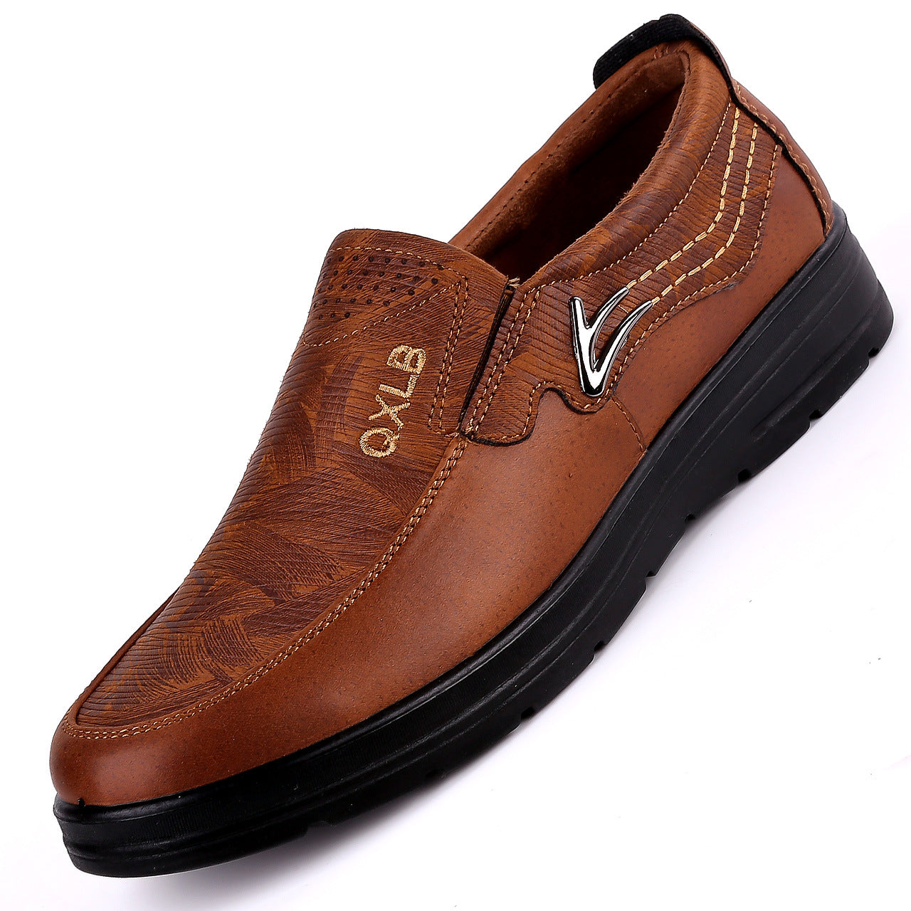Old Beijing Cloth Shoes Spring And Autumn Middle-aged And Elderly Fashion Leisure Slip On