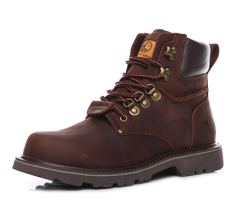 Men's High Top Waterproof And Velvet Rhubarb Boots