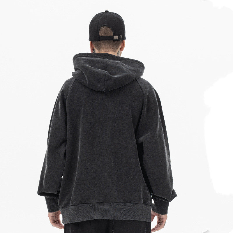 Casual Men's And Women's Korean Version Loose Round Neck Top