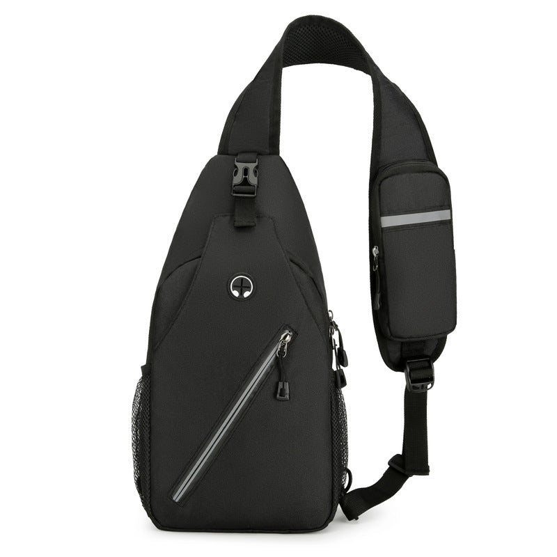 Multifunctional Men's Shoulder Crossbody Bag Male Hard-Wearing Canvas Shoulder Messenger Bags Chest Bag