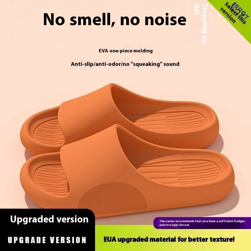 Men's Summer Slip-on Thick-soled Slippers For Outer Wear