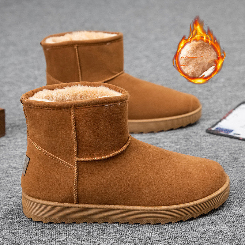 Men's Plush Warm Bread High Top Snow Boots