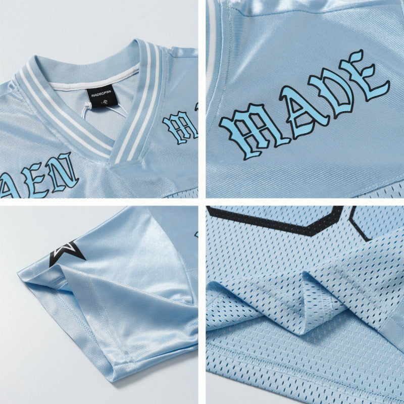 Printed Short-sleeved T-shirt Men's Summer Sports Silky Breathable Casual Top