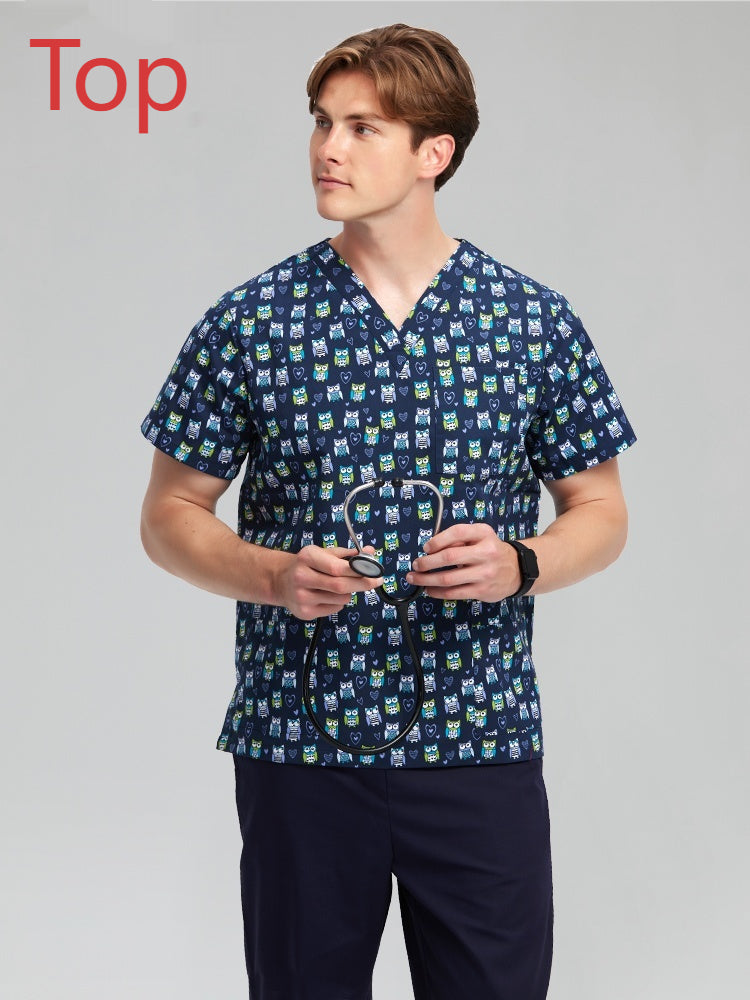 Surgical Gown Disposable Protective Pet Hospital Clothing Nurse Uniform Polyester Cotton