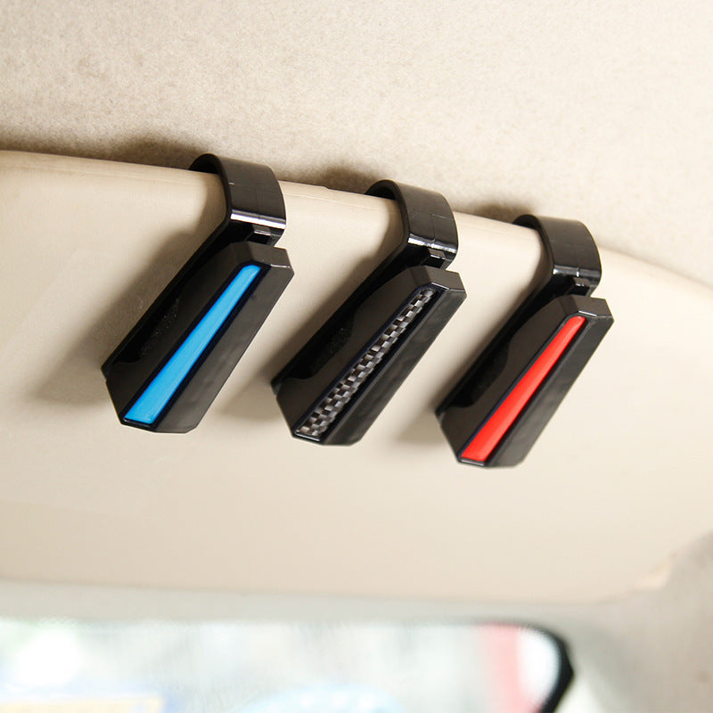 Car Sunshade Sunglasses Holder Multifunctional Clip