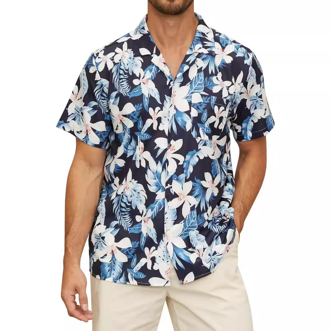 Men's Personalized Hawaiian 3D Printed Shirt
