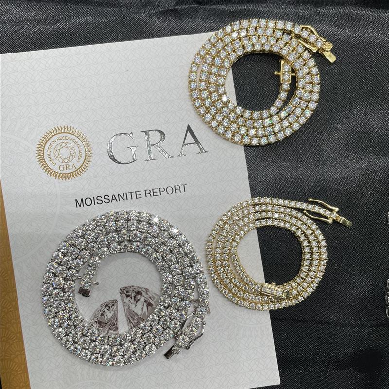 Hip hop Single Row chain for men