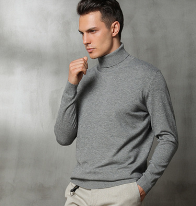 Turtleneck Sweater Men's Slim Trend Student Wear