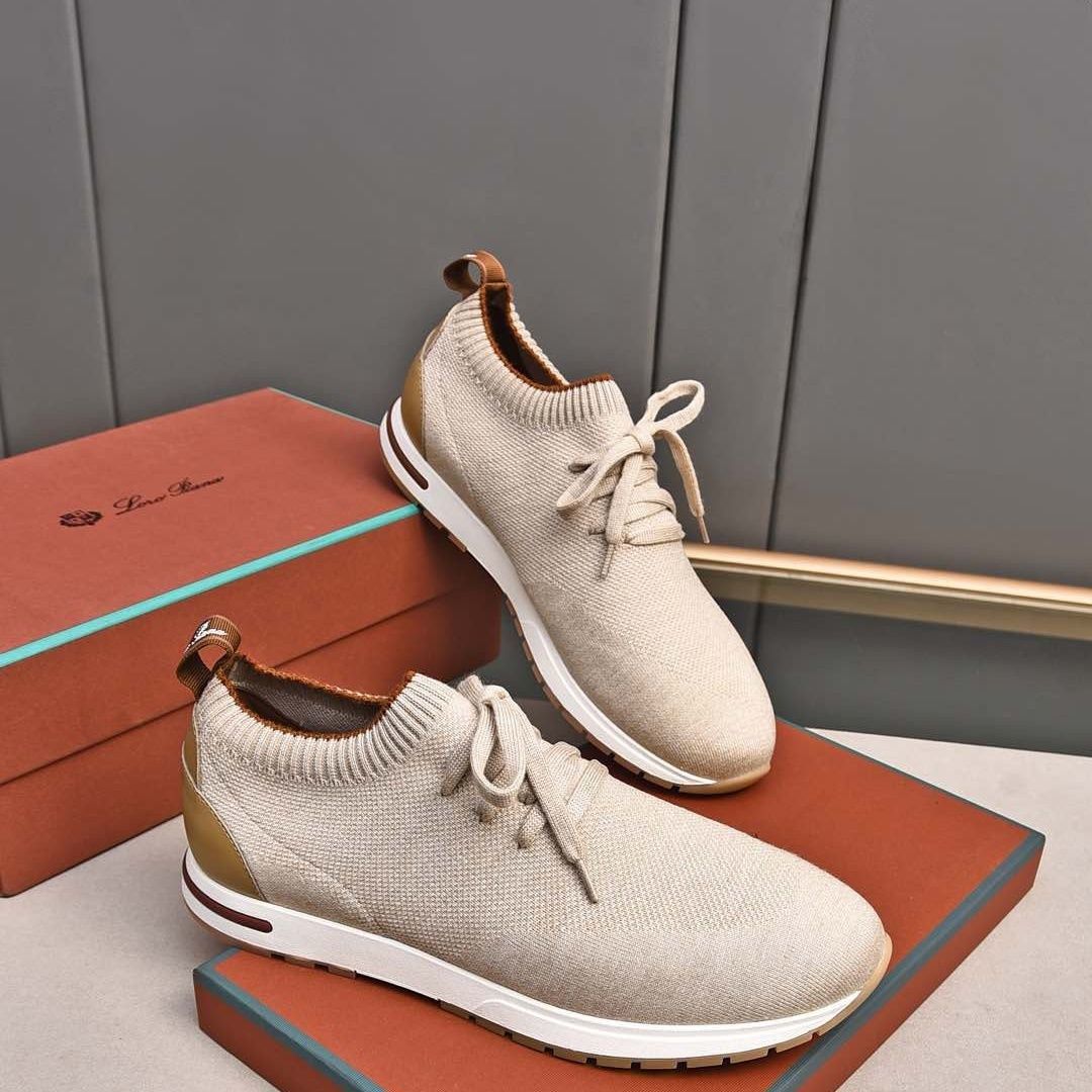 Sports Stitching Flying Woven Knit Breathable Men's Shoes