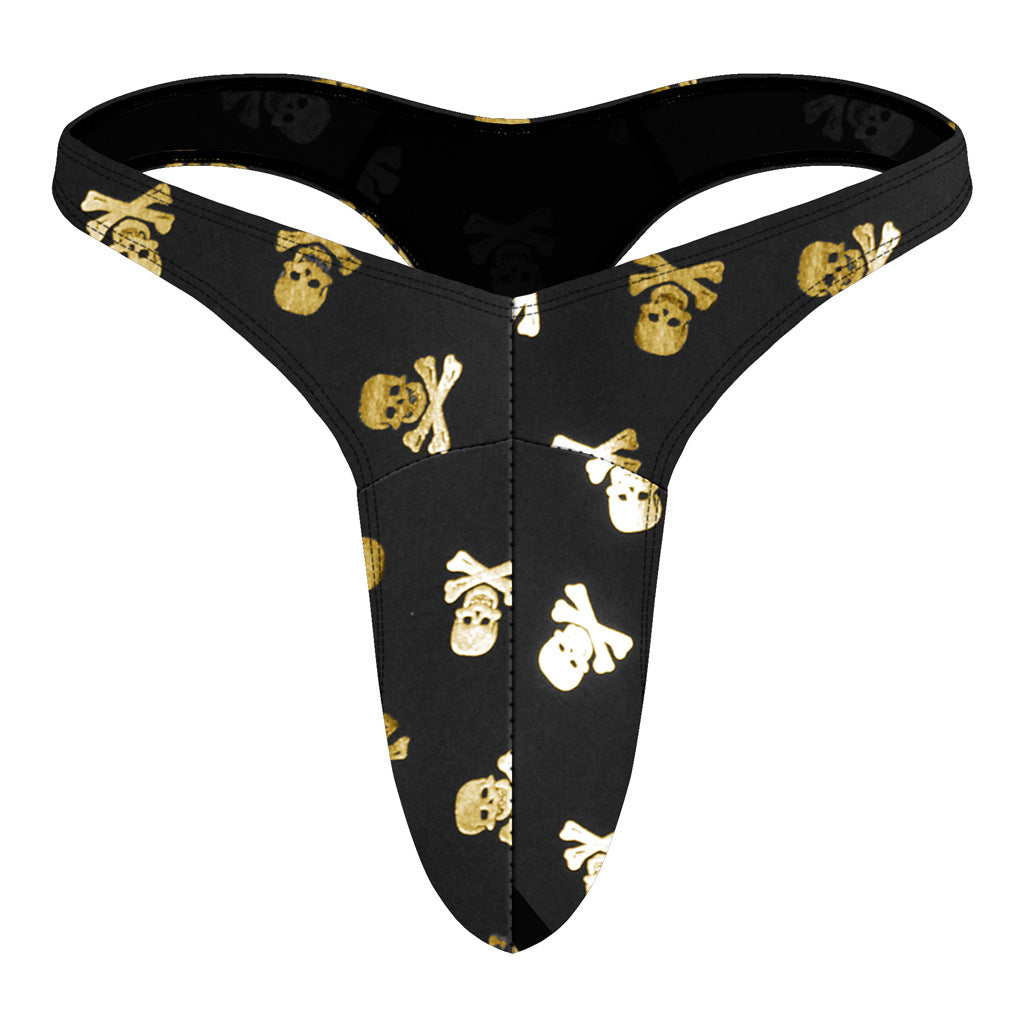 Men's Underwear Flying Bird Big Bag Bag Color Printing T-back