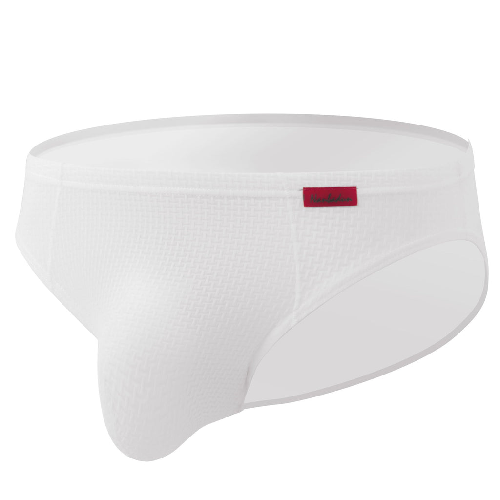 Men's Low Waist Plaid Hip Lifting Briefs