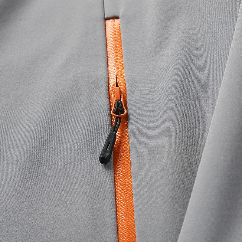 Windproof Waterproof Hooded Soft Shell Charge Jacket Coat