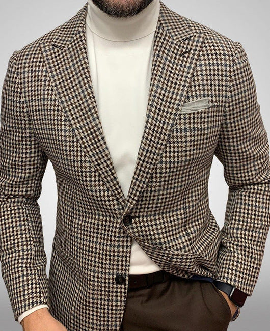 Men's Two-button Large Pocket Suit Jacket