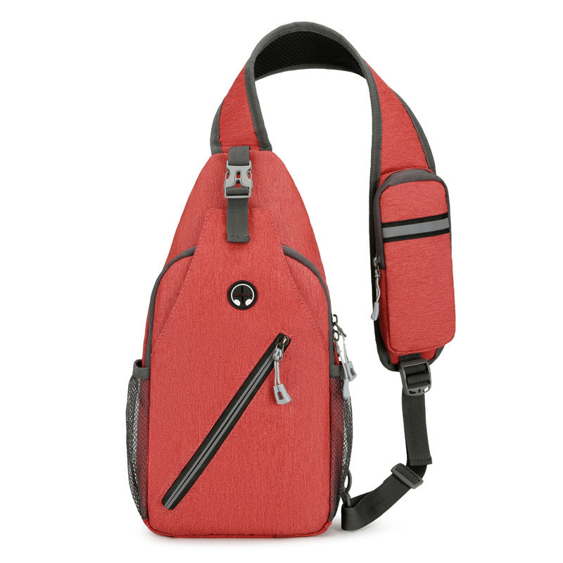 Multifunctional Men's Shoulder Crossbody Bag Male Hard-Wearing Canvas Shoulder Messenger Bags Chest Bag