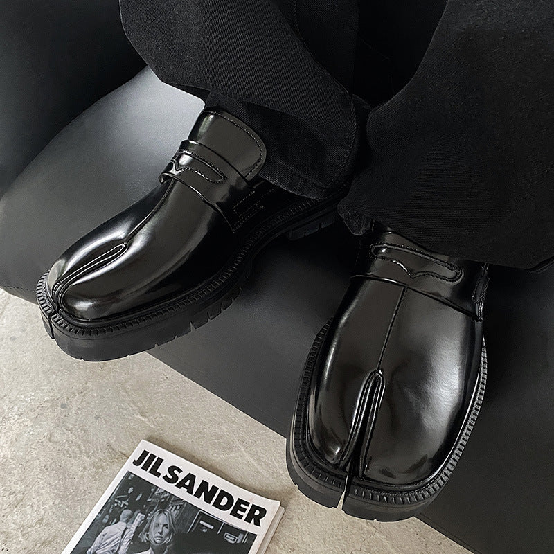 Niche High-end Fashion All-matching Platform Casual Leather Shoes