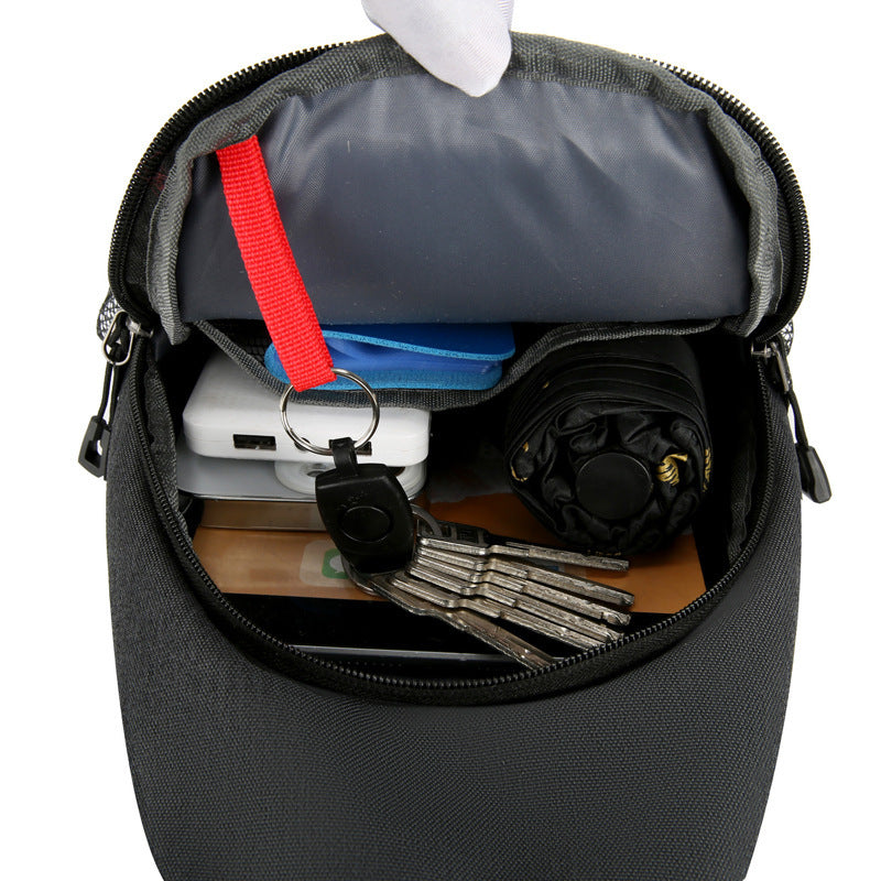 Multifunctional Men's Shoulder Crossbody Bag Male Hard-Wearing Canvas Shoulder Messenger Bags Chest Bag