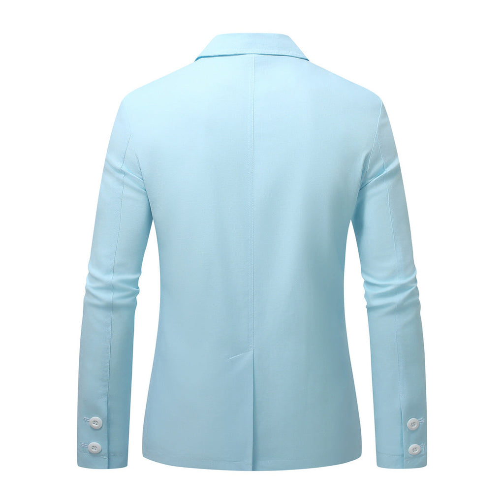 Linen Men's Korean Slim Fit Blazer