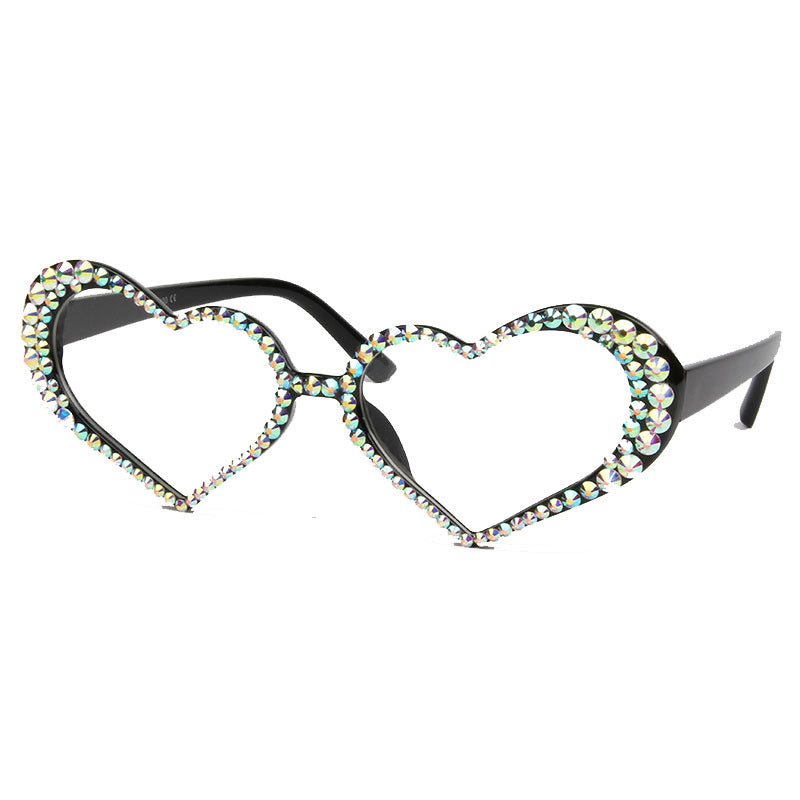 Cute cat eye heart-shaped sunglasses