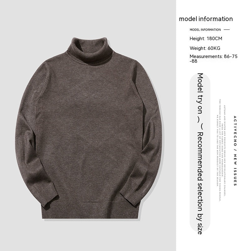 Winter Inner Wear Men's Casual Slim Bottoming Shirt