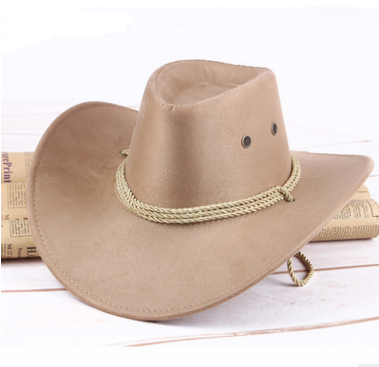 Summer men's sun hat, western cowboy hat