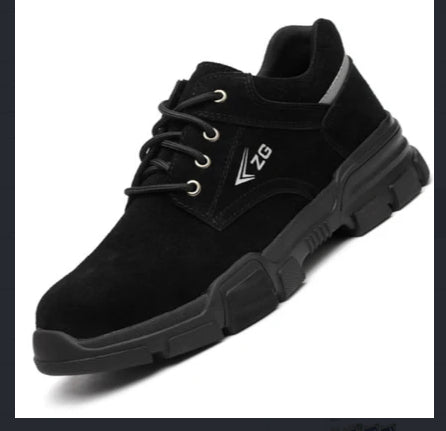 Flick, Thick-Soled, Anti-Smash, Anti-Piercing, Splash-Proof, Breathable And Non-Stuffy Work Shoes