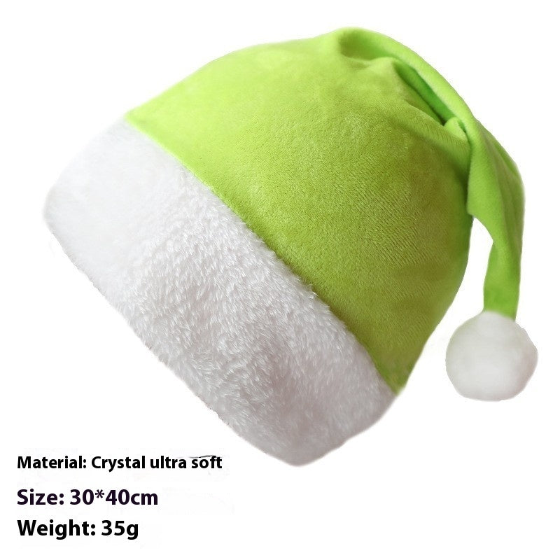 Christmas Decoration Supplies Dress Up Plush Bonnet