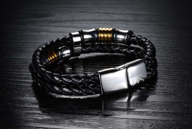 Magnetic Buckle Knitted Bracelet