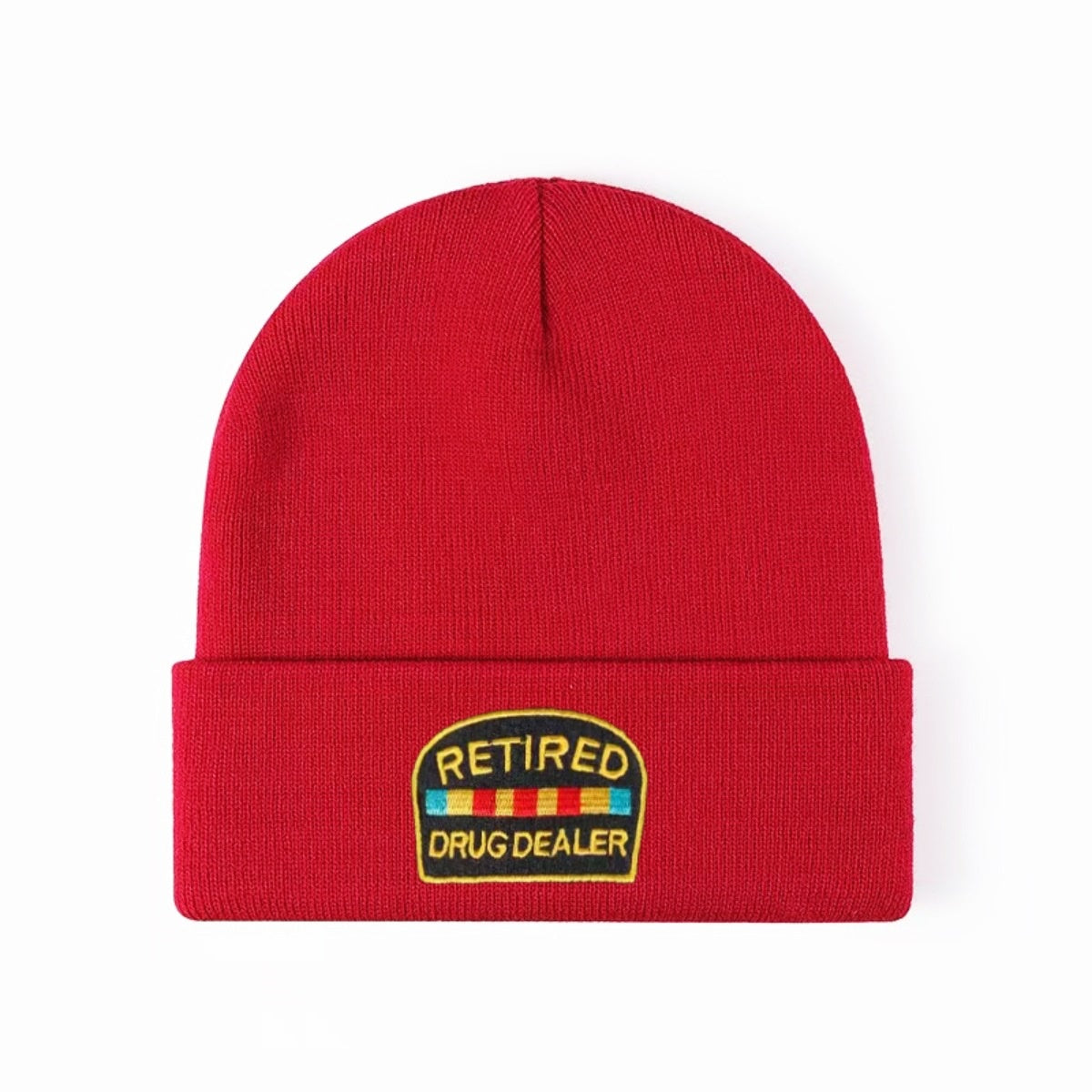 Embroidery Knitted Hat Personality Street Windproof And Warm