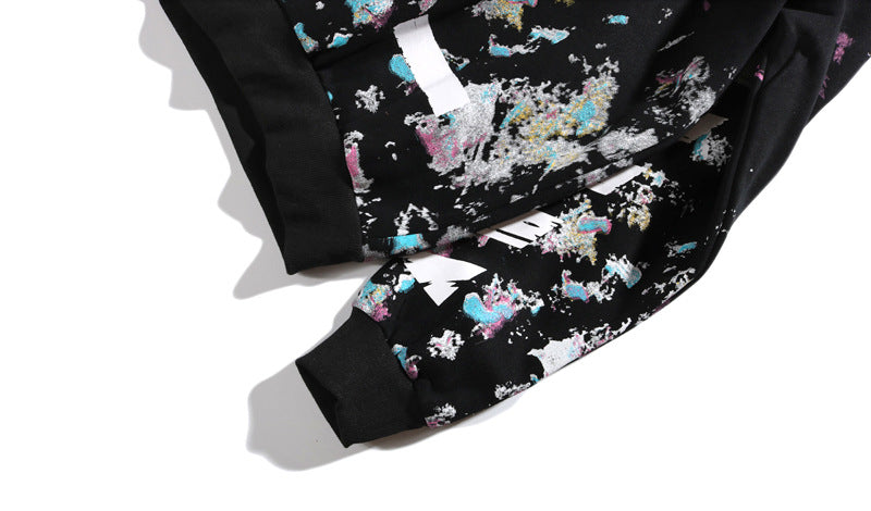 Arrow starry hooded sweater