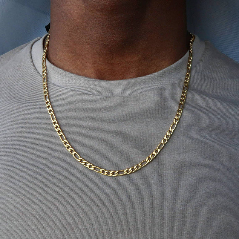 Long chain necklace men