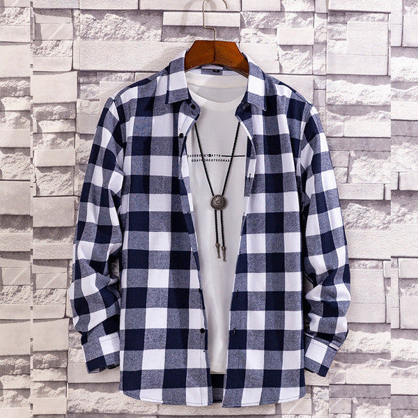Fashion Shirt Men's Casual Long Sleeve