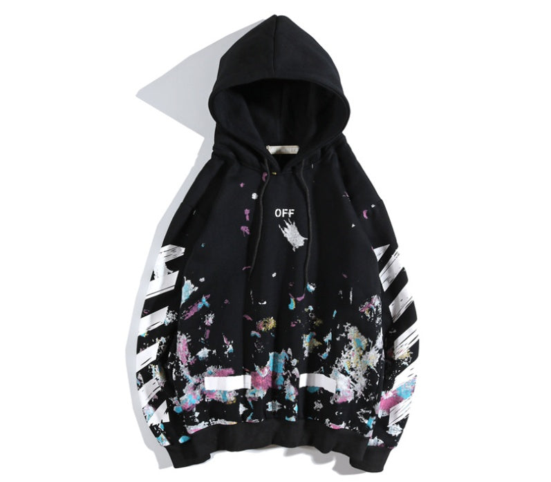 Arrow starry hooded sweater