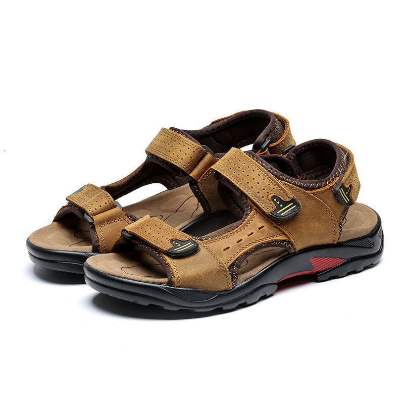 Casual summer sandals men's shoes plus size