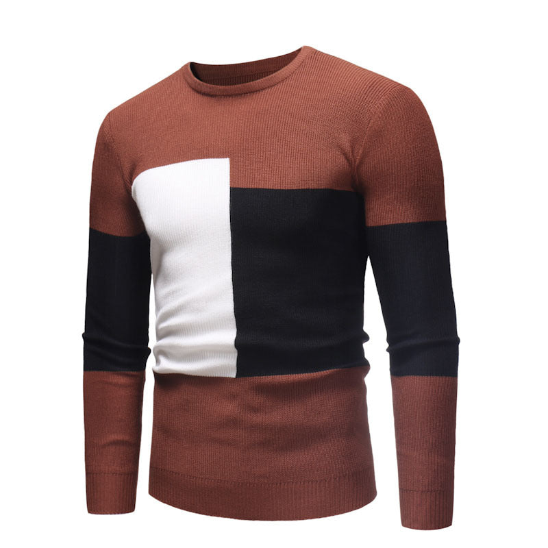Autumn And Winter New Slim Fashion Trend Of Men's Sweater