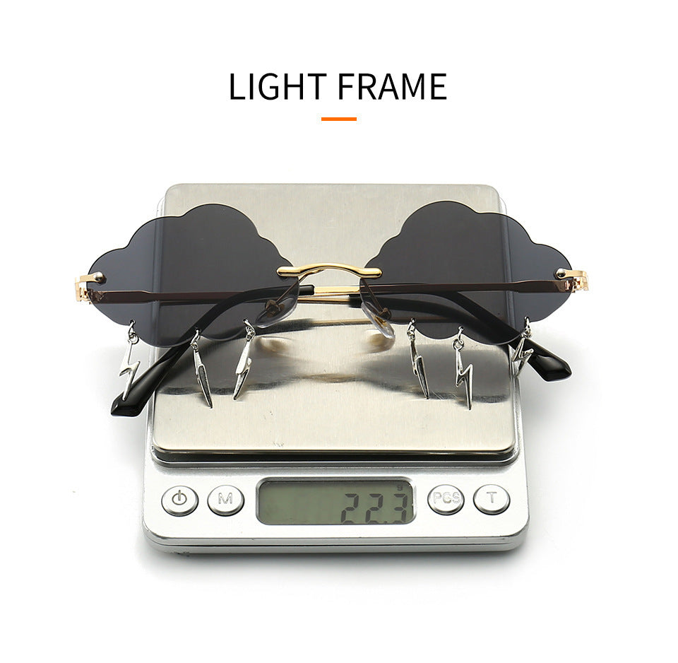 Trend Cloud Chain Eye Protection Sunglasses