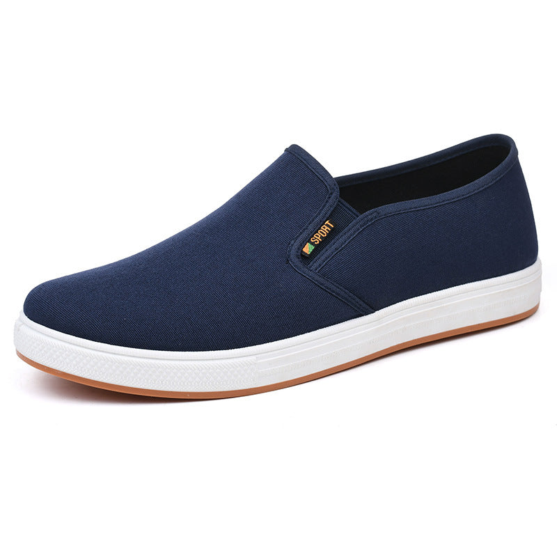 Low-top Men's Cloth Shoes Men's Slip-on Canvas