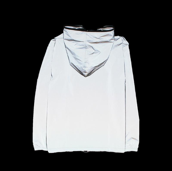 Men's Spring And Autumn Full Reflective Windbreaker Waterproof Jacket