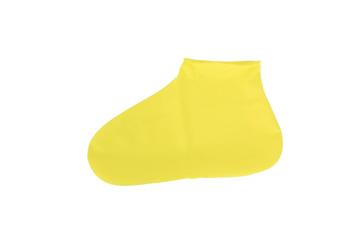 Rubber Anti-slip Waterproof Shoe Cover Reusable Rain Boot Motorcycle Bike Overshoe Blue Yellow for Men Women