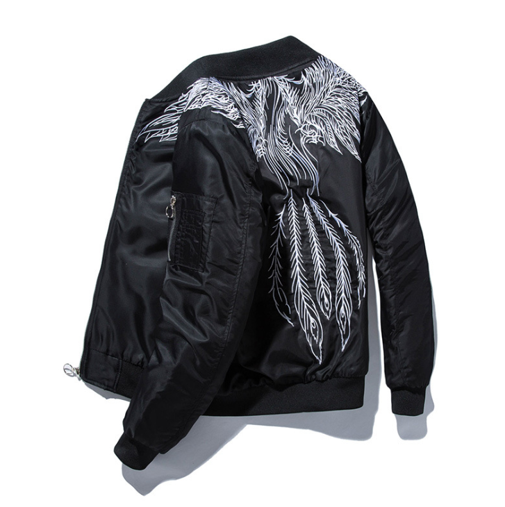 high street embroidery youth thick baseball uniform jacket