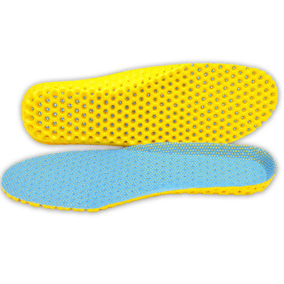 Sports insoles military training men and women sweat odor and breathable thickening shock absorption basketball running insoles summer