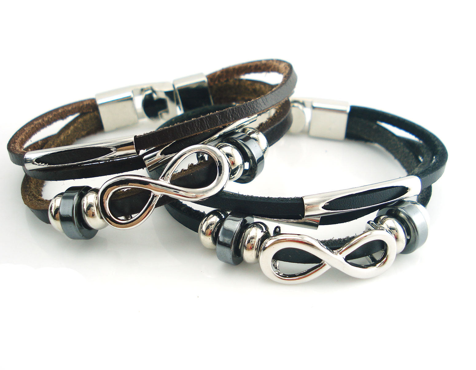 neutral non-mainstream leather retro men's leather bracelet