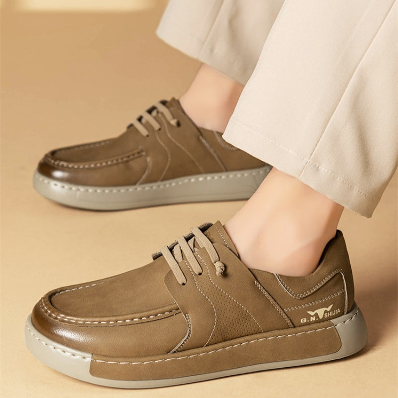 New Leather Men's Business Casual Shoes British Slip-on