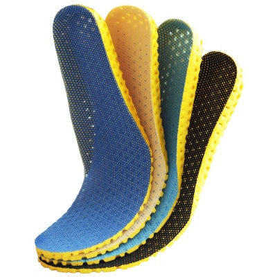 Sports insoles military training men and women sweat odor and breathable thickening shock absorption basketball running insoles summer