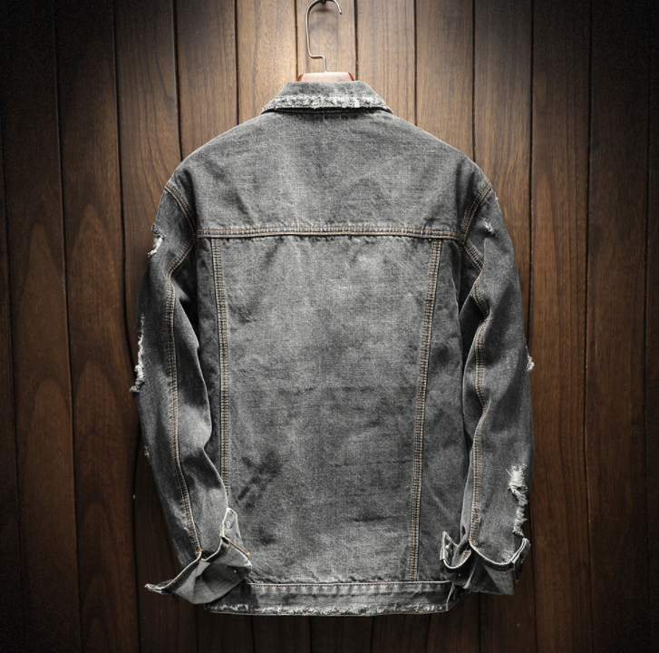 vintage denim jacket men