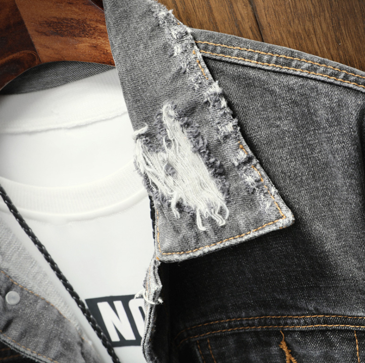 vintage denim jacket men