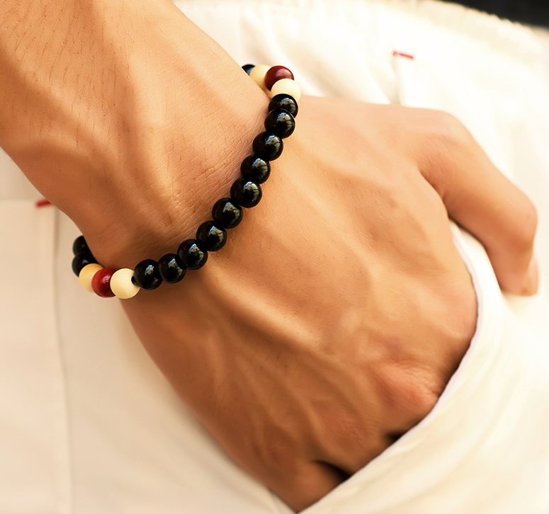 Natural Wooden Beaded Root bracelet