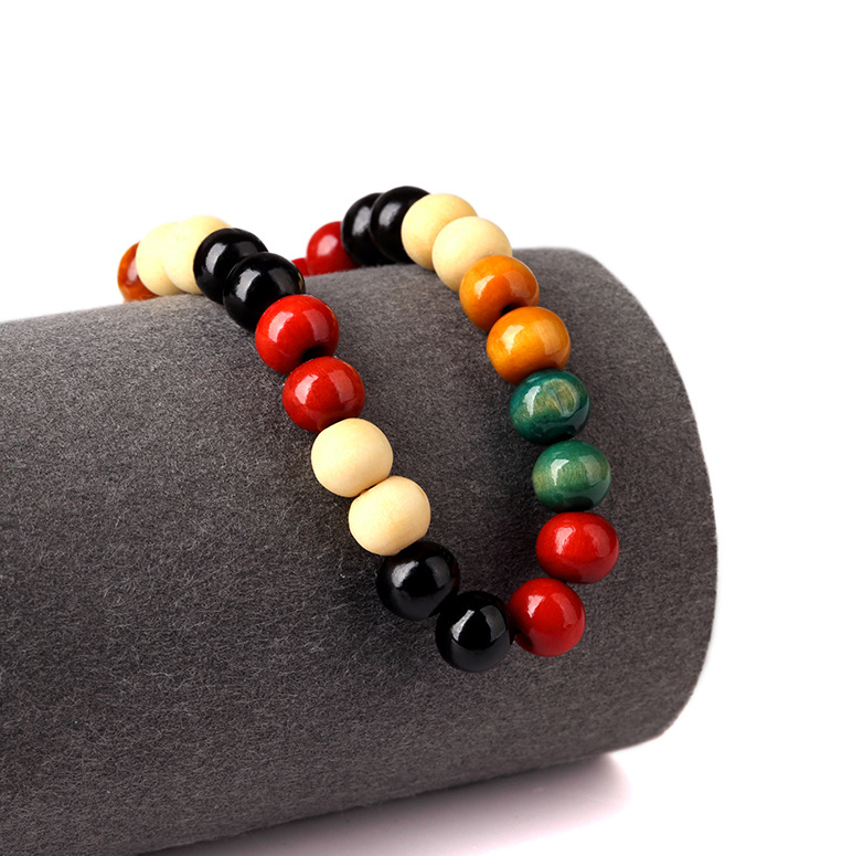 Natural Wooden Beaded Root bracelet