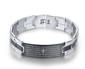 Cross Bible Bracelet