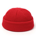 Knitted wool hat men