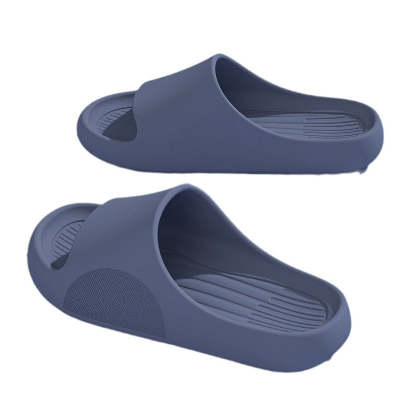 Men's Summer Slip-on Thick-soled Slippers For Outer Wear